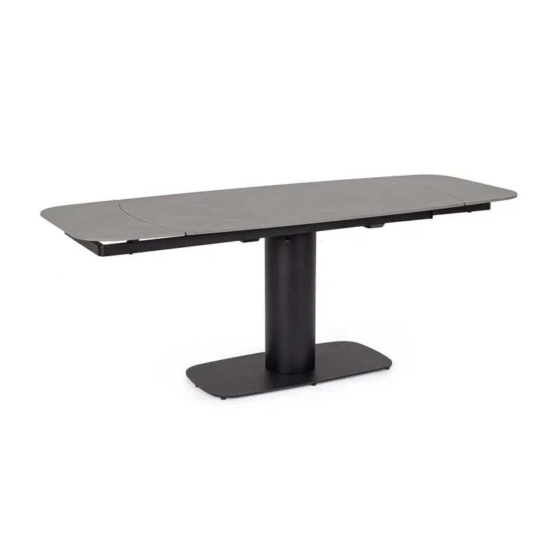 Masa extensibila JEREMIAS BLACK 140(200) x 80 CM - Grey