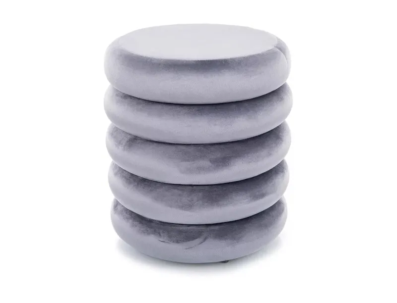 Taburet CALVON Ø40 CM - Grey