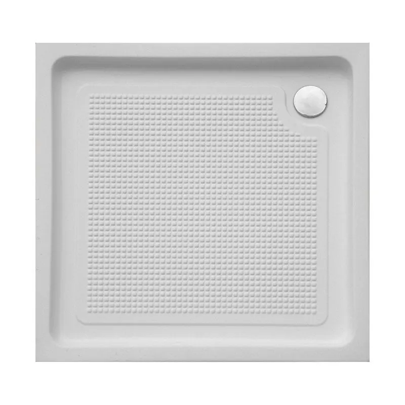 Cadita de dus patrata Belform, Bella, 80x80 cm, alb