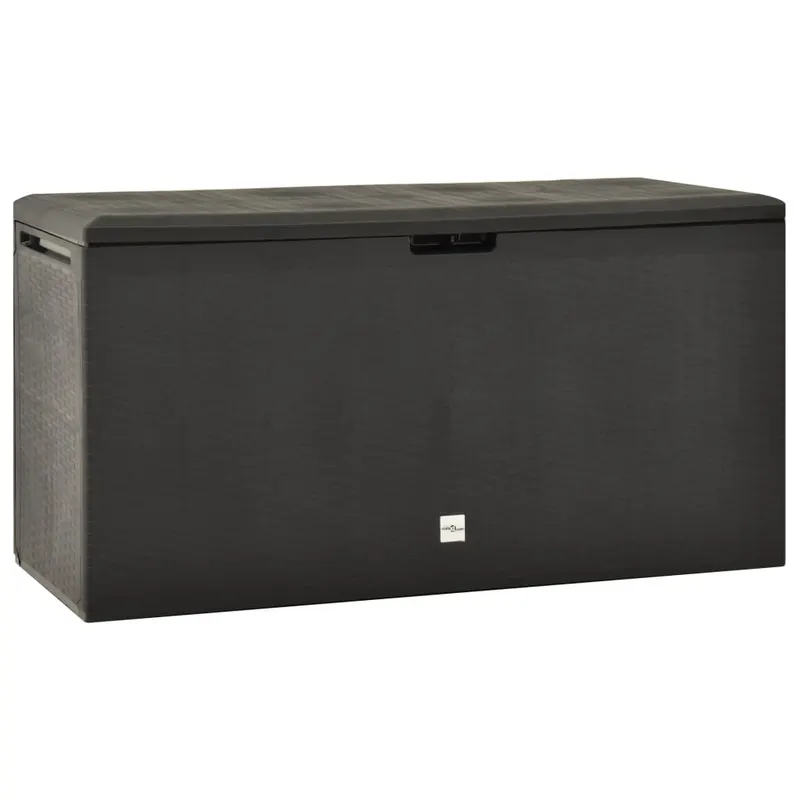 lada de depozitare pentru gradina, antracit, 114 x 47 x 60 cm