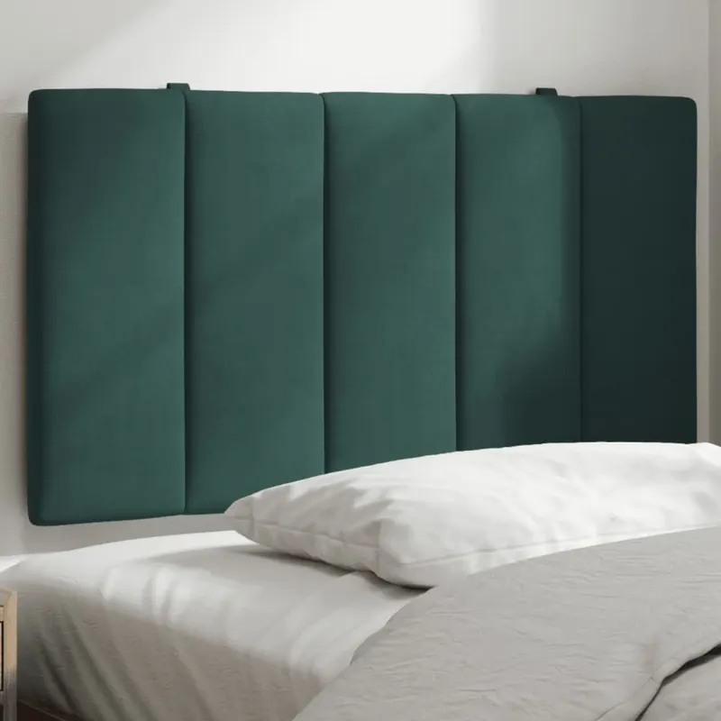 perna tablie de pat, verde, 90 cm, catifea