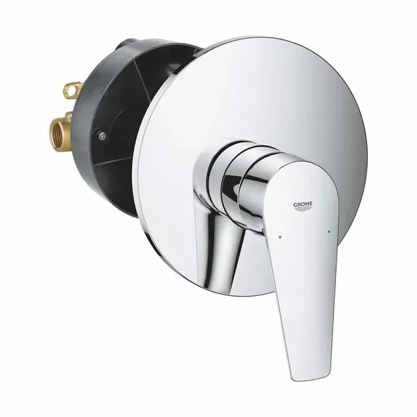 Unitate comanda Grohe 29078001, 1.5 bar, 163 mm, 12 mm, 1 iesiri, 1 functii palarie dus, 1 2 dimensiune racord, Crom