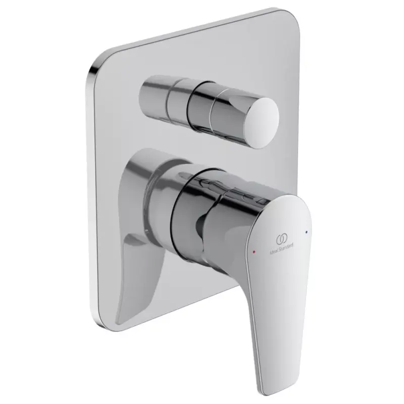Unitate comanda Ideal Standard Cerafine A7189AA, 1 2 , incastrata, monocomanda, diverter, 2 cai, crom