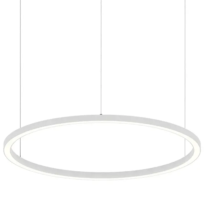 Lampa suspendata HOOP Ø80 CM - Alb