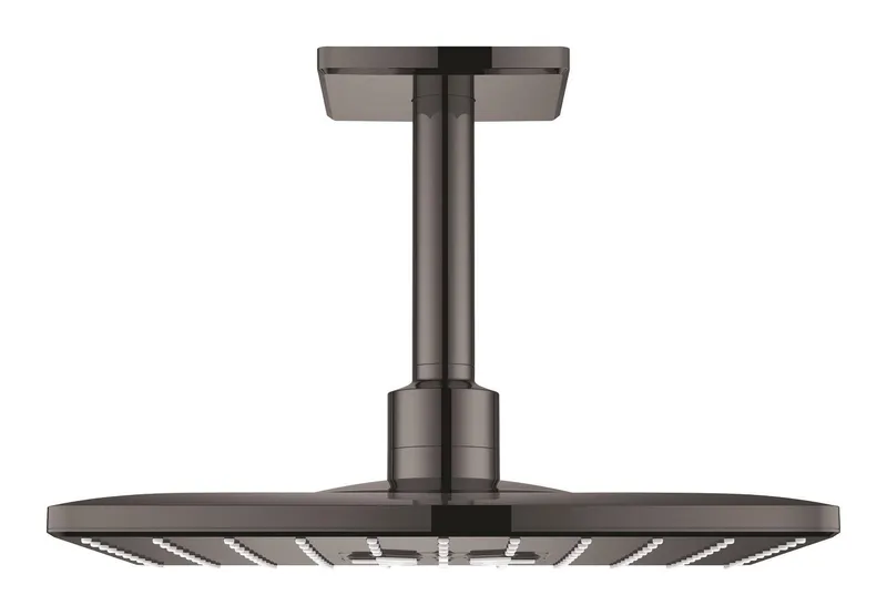 Dus fix Grohe 26481A00, SmartActive Cube, pe tavan, 310 mm, 2 functii, necesita valva, lucios, grafit