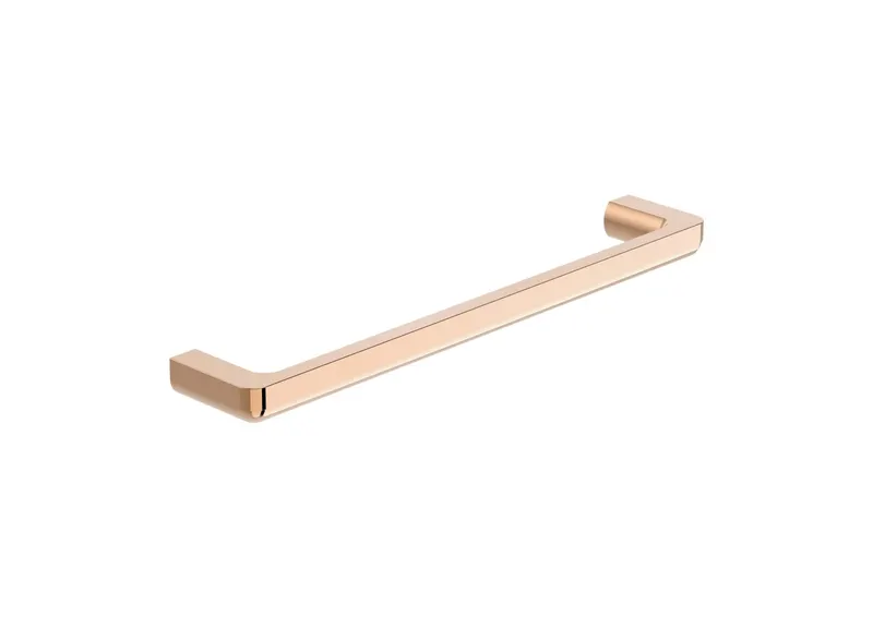 Bara prosop Roca A817029RG0, 450 mm, 70 mm, 2 orificii instalare, 1 rafturi, pe perete, metal, Cupru
