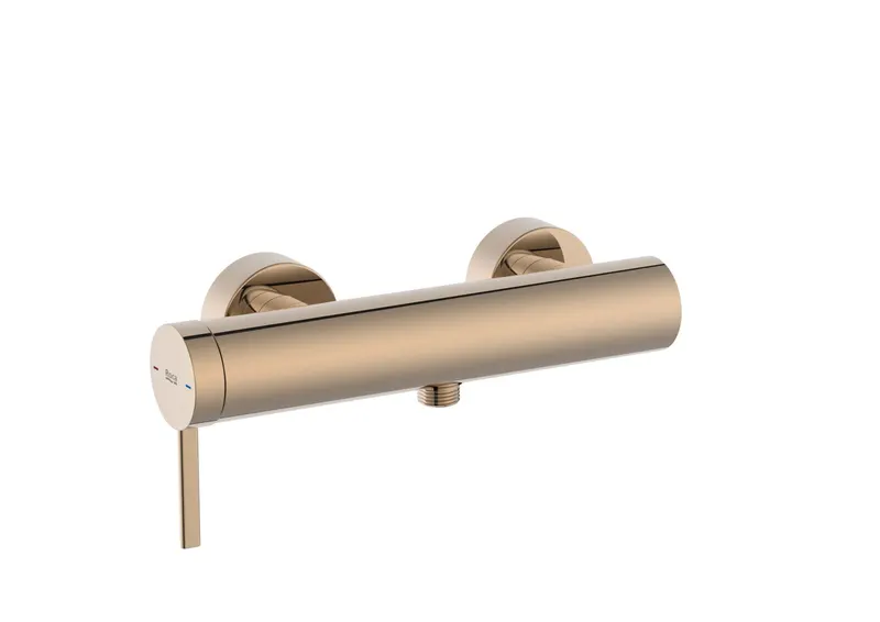 Baterie dus Roca A5A219ERG0, 0.6 bar, 108 mm, 267 mm, 2 orificii instalare, 1 2 dimensiune racord furtun, Cupru