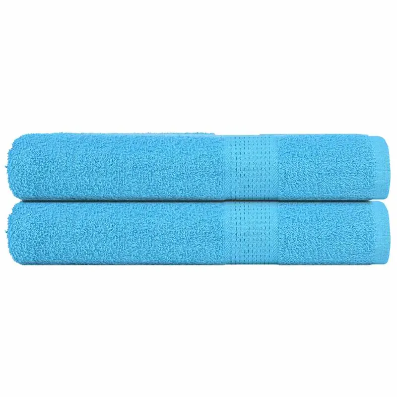 Prosoape de sauna, frogn, turcoaz, 2 buc., 80x200 cm, 360 g/m2
