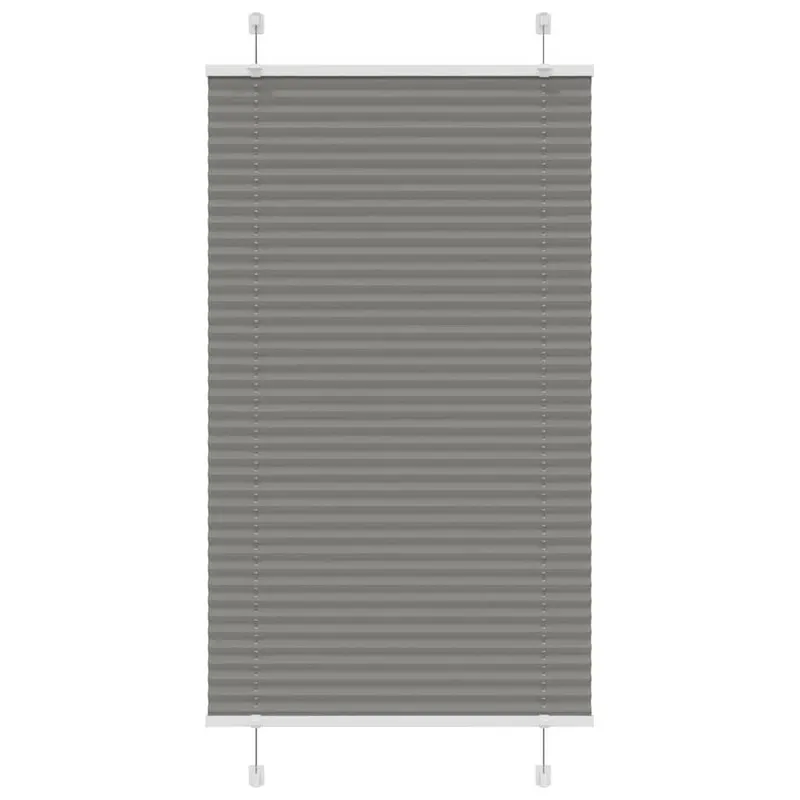 jaluza plisata antracit 75x150 cm latime tesatura 74,4 cm