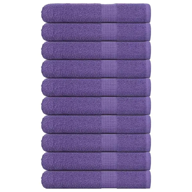 prosoape pentru sauna 10 buc violet 360 g/m2 100% bumbac