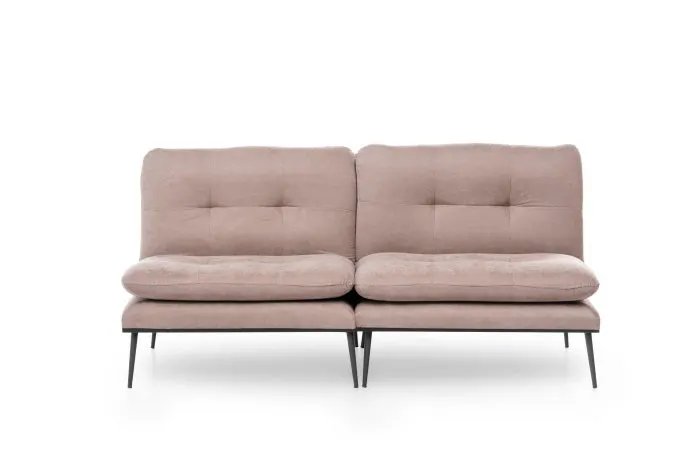 Canapea extensibila MARTIN, 3 locuri, nurca, 180x95x95 cm