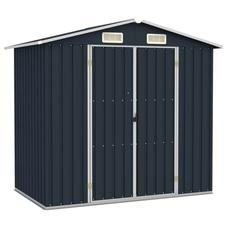 sopron de gradina, antracit, 205 x 129 x 183, otel galvanizat