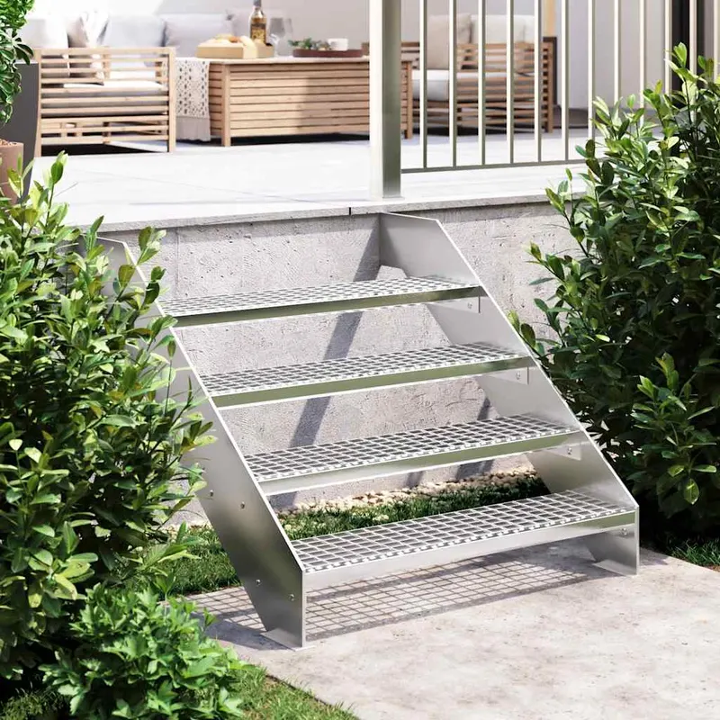 treapta tip gratar, 90x24x7 cm, otel galvanizat
