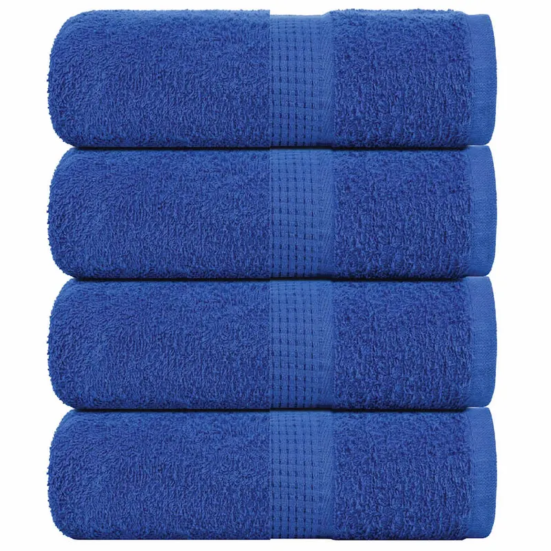 prosoape cu sapun 4 buc albastru 30x30 cm 360 g/m2 100% bumbac