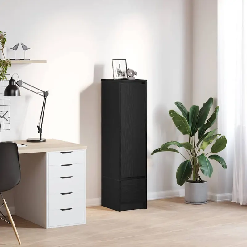 tablou stejar negru 29,5x34x119,5 cm lemn prelucrat