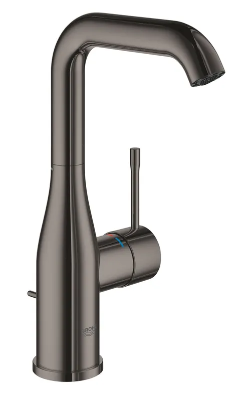 Baterie lavoar Grohe 24174A01, Essence, 3 8 , L, 244 mm, ventil, lucios, grafit