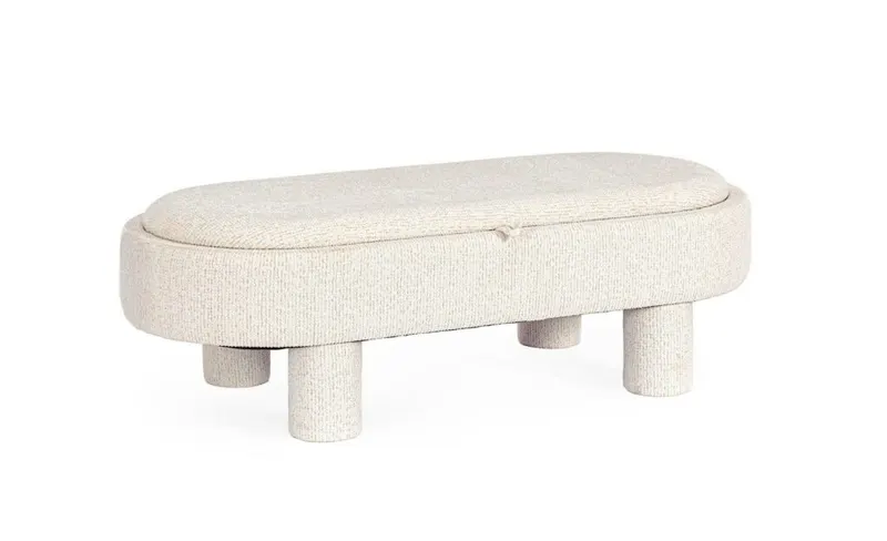 Bancuta TALYA 110 x 50 x 33 CM - Alb