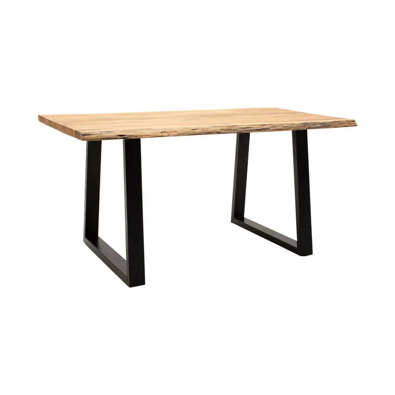 Masa Boho Miles, Lemn de salcam grosime 2 cm, Natural, 140x80x76 cm - Natur