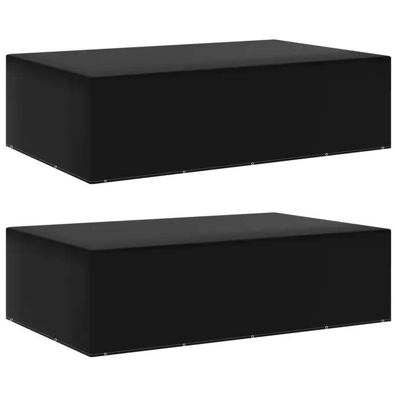 huse mobilier gradina, 2 buc, 12 ocheti, 325x205x90 cm