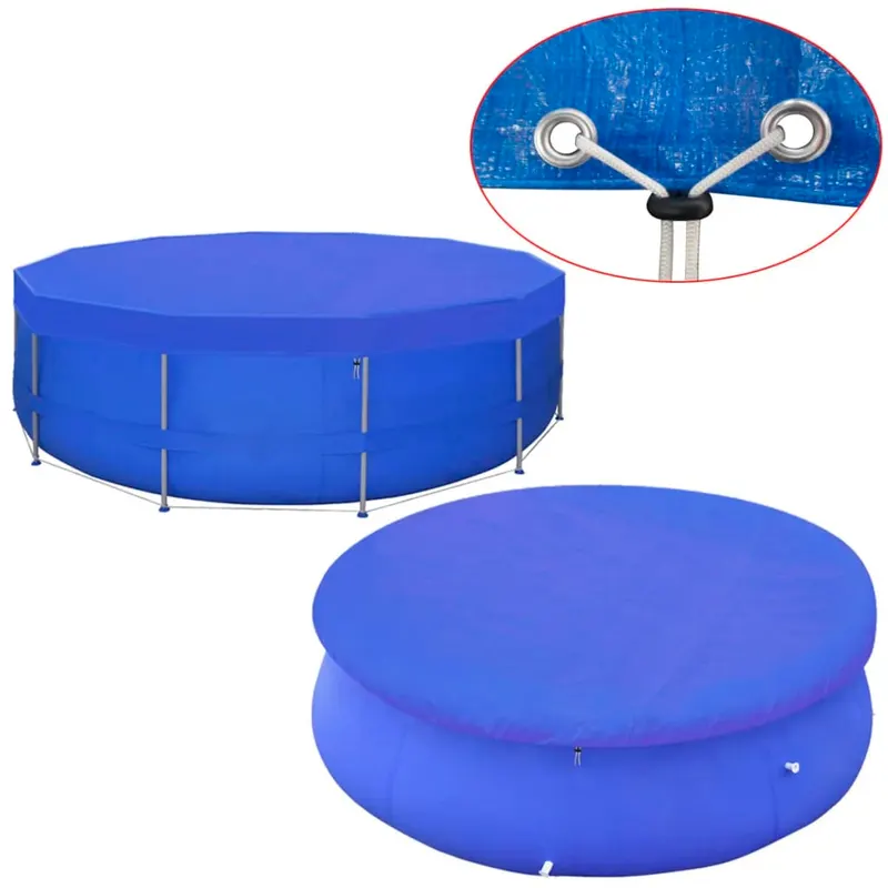 prelata piscina din pe, rotund, 460 cm, 90 g/m2