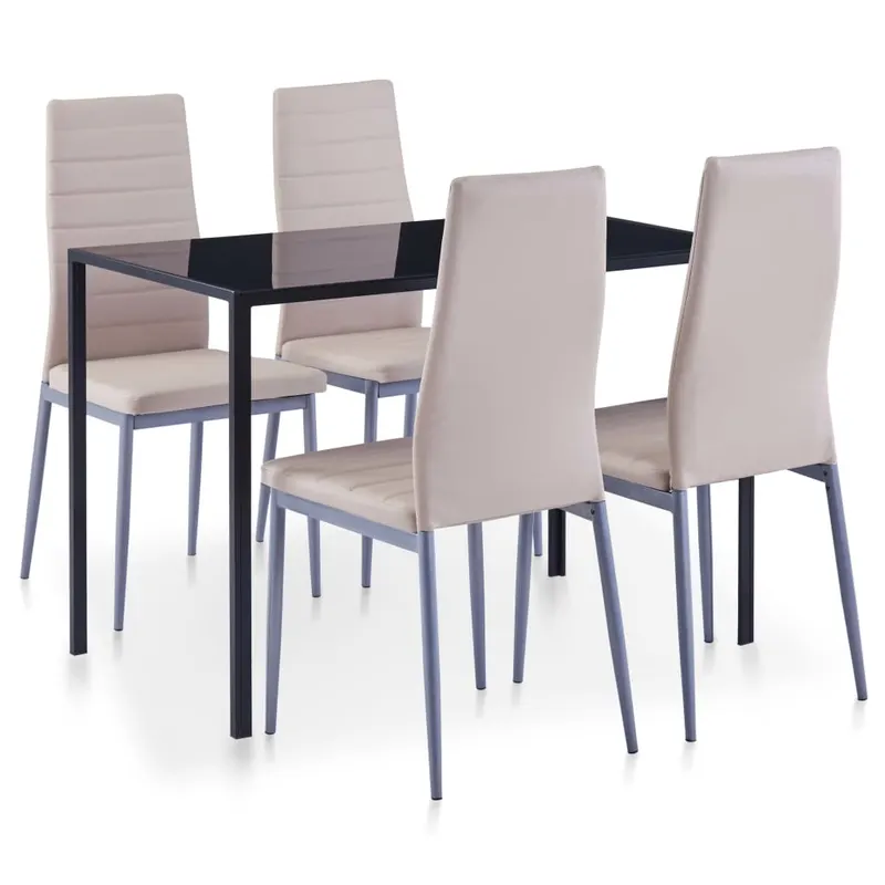 set mobilier de bucatarie, 5 piese, cappuccino