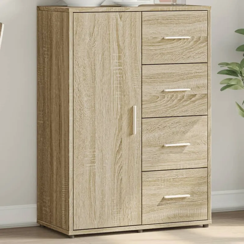 servanta, stejar sonoma, 60x31x84 cm, lemn compozit