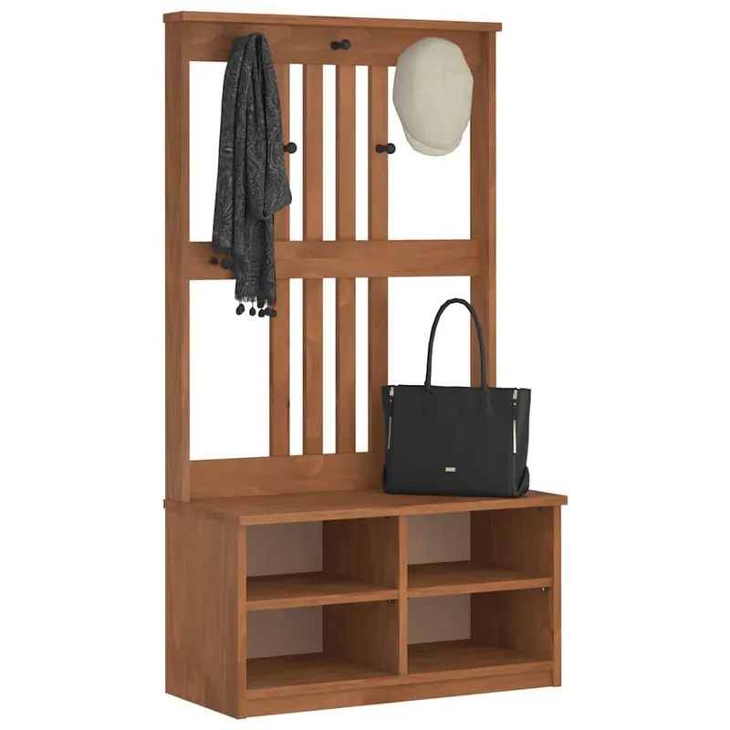 arborele „sandens” 87x40x159,5 cm din lemn masiv de pin