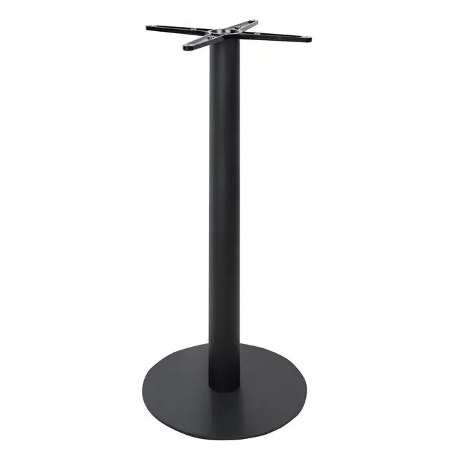 Picior masa bar CROSSED BLACK pentru blat de 60/70 cm