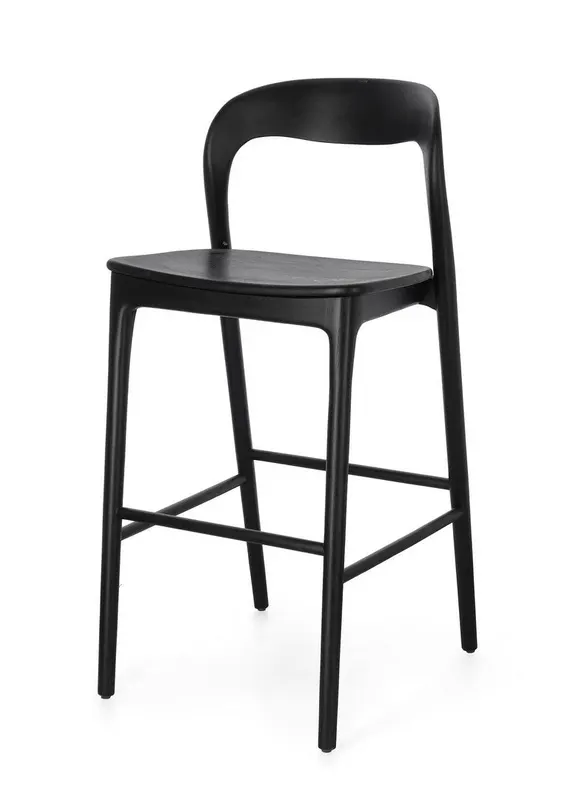 Scaun de bar MILEY H72 CM - Negru