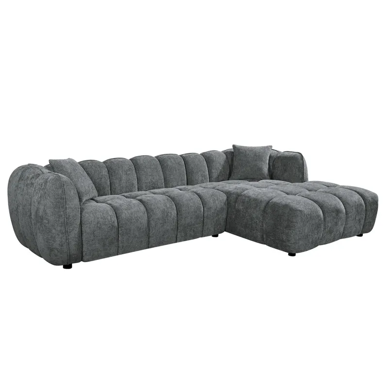 Coltar dreapta POMARAN 280 CM - Grey