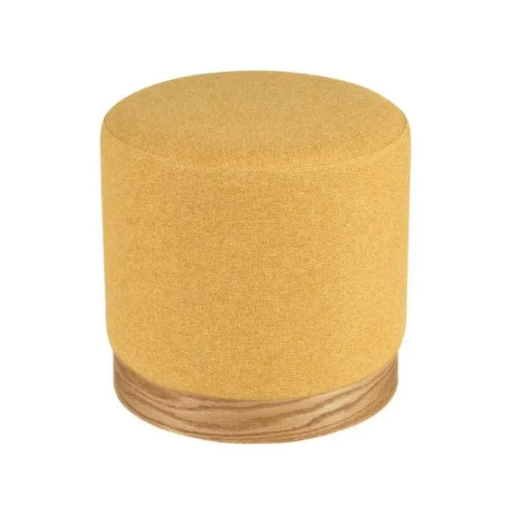Taburet RUNI Ø40 CM - Mustard