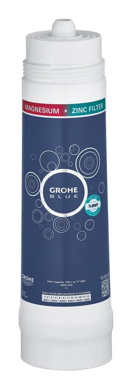 Filtru Grohe 40691002, 400 l, 5 etape filtare, blue home, blue pure gama produs compatibil, imbogatire magneziu