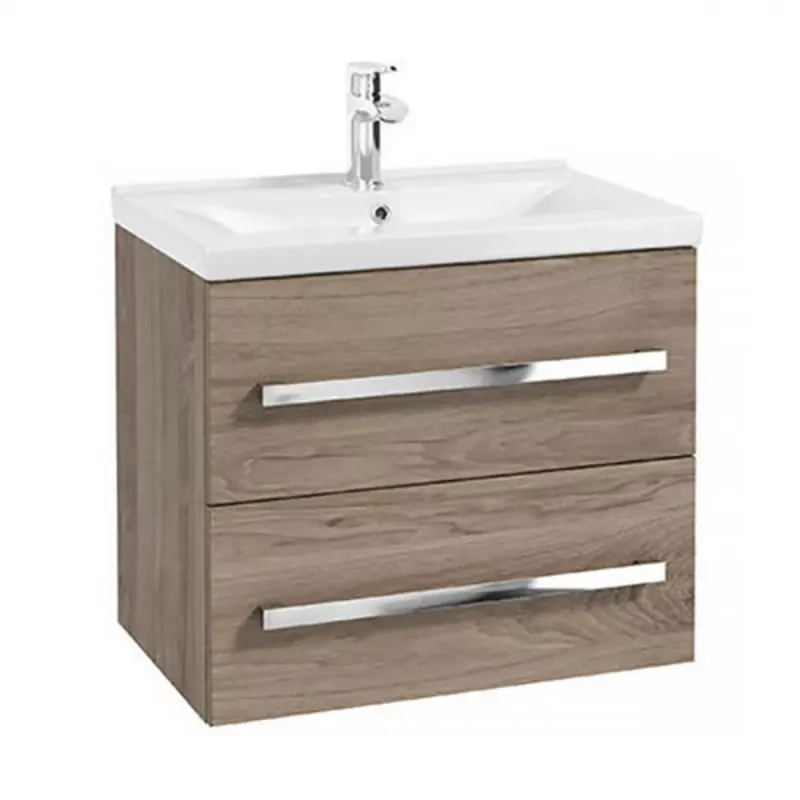 Dulap pentru lavoar Defra Granada, suspendat, 60 x 40 x 50 cm, setar, mat, maro, 167-D-06019