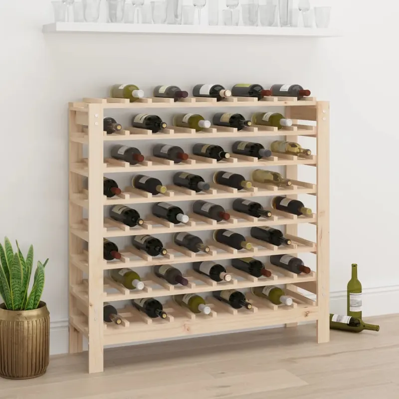 suport de vinuri, 109,5x30x107,5 cm, lemn masiv de pin