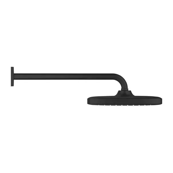 Palarie de dus Grohe 266872430, Dus fix Tempesta Cube 250, montaj pe perete, pentru un dus confortabil zilnic, negru