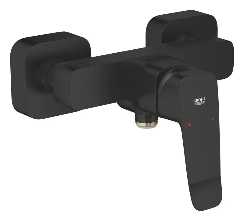 Baterie dus Grohe 1018742430, Dice, tip incastrare aparent, tip comanda monocomanda, numar orificii instalare 2, negru
