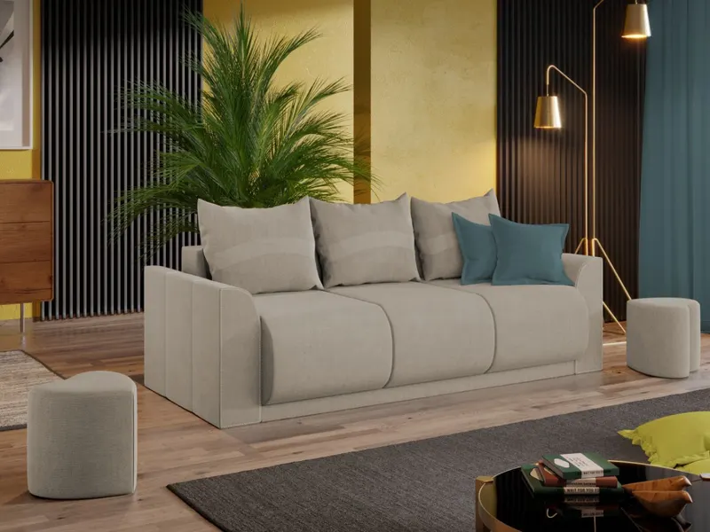 Set Canapea si Fotolii Nova Crem — imaginea 2
