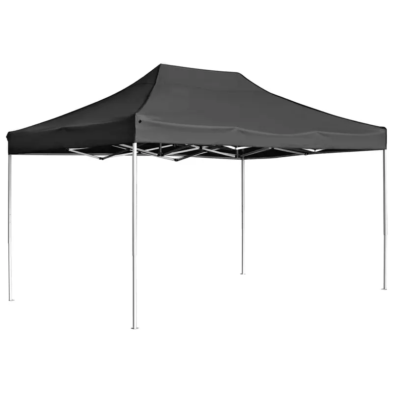 cort de petrecere pliabil profesional antracit 4,5x3 m aluminiu