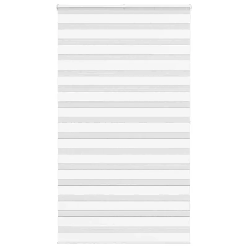 jaluzea tip zebra alb latime tesatura 125,9 cm poliester