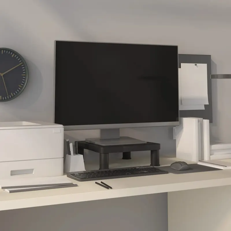 suport pentru monitor, negru, 33,5x34x10,5 cm