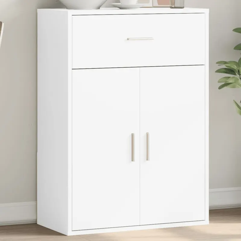 servanta, alb, 60x30x84 cm, lemn prelucrat