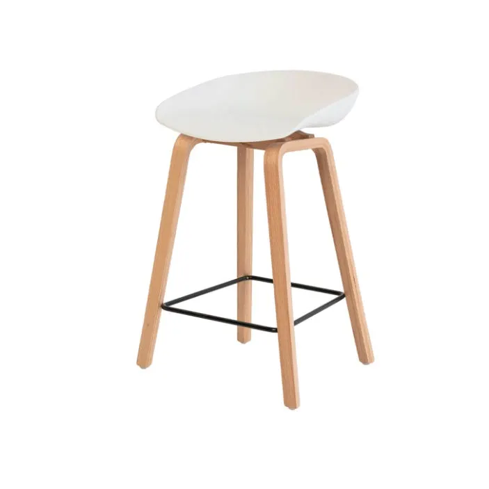 Scaun de bar JARSO H68 CM - Alb