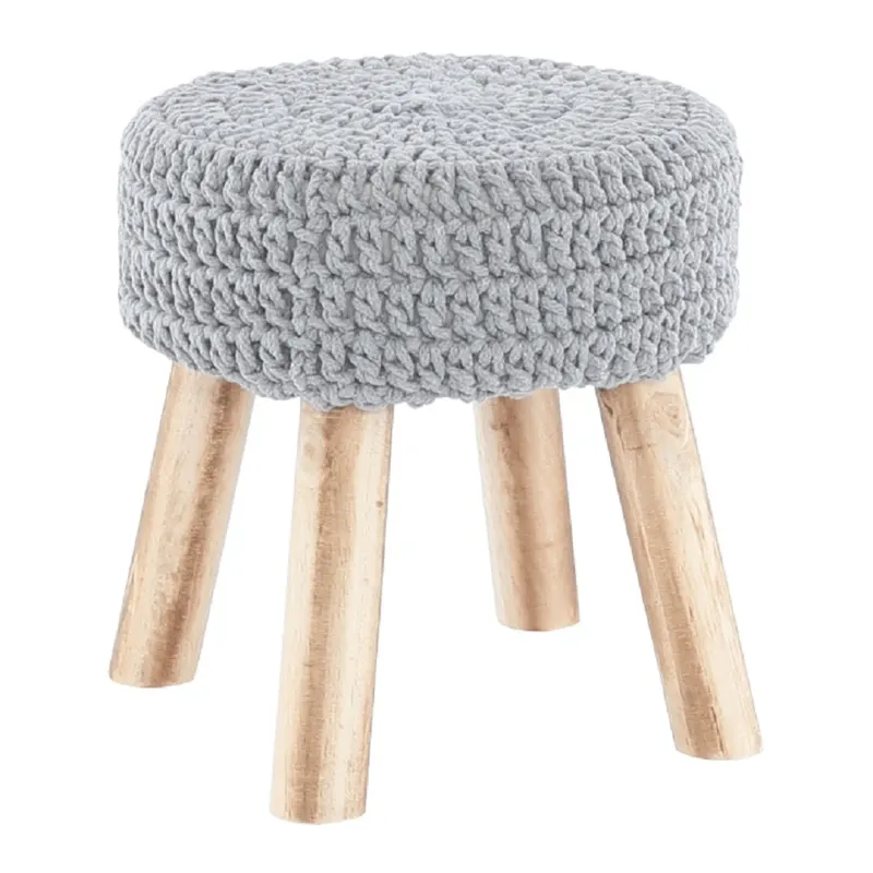 Taburet LAMAZA Ø28 CM - Grey