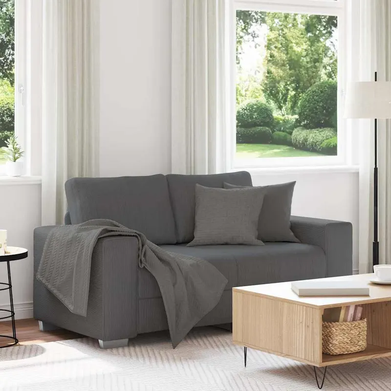 canapea lovesea gri inchis 120 cm tesatura velur