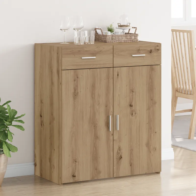 dulap de depozitare stejar artisan 80x42.5x93.5 cm lemn prelucrat