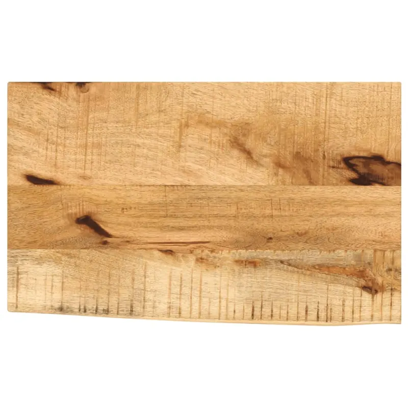 blat de masa margine naturala, 60x20x3,8 cm, lemn masiv mango