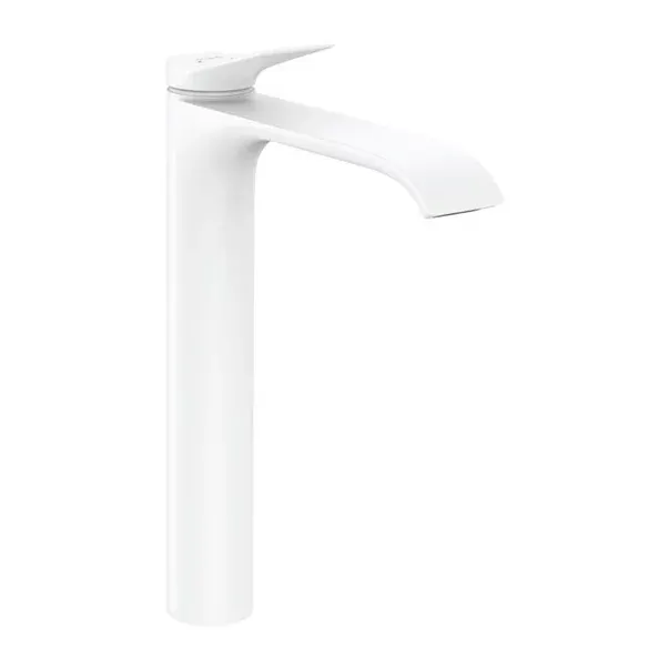 Baterie lavoar inalta Hansgrohe Vivenis 250 cu ventil Pop-Up alb mat