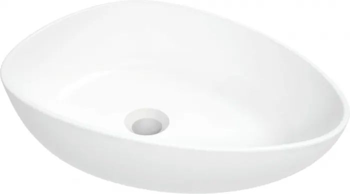 Lavoar ceramic, montare blat, 47x35 cm, alb, Deante Alpinia