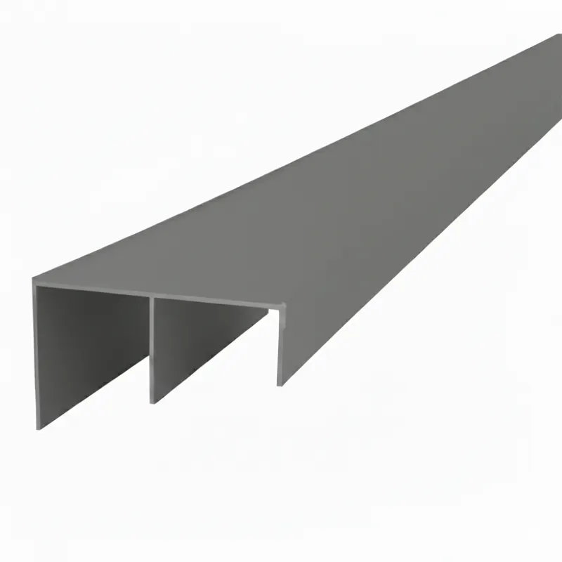 Profil de ghidare inferior SDS 9300, aluminiu anodizat mat, lungime 2,5 m