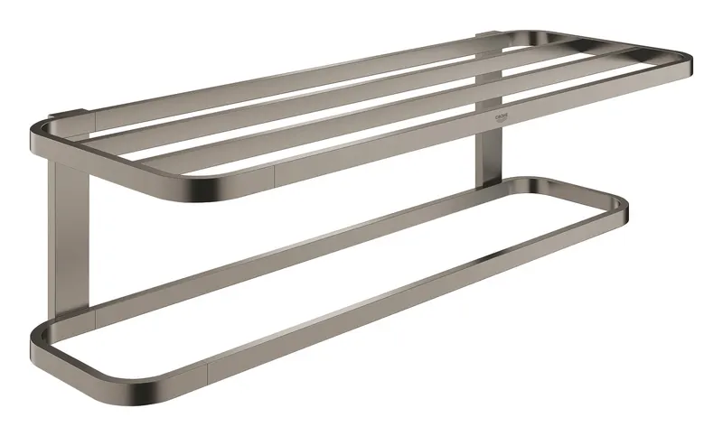 Suport prosop Grohe 41066AL0, Selection, pe perete, 600 mm, metal, mat, grafit